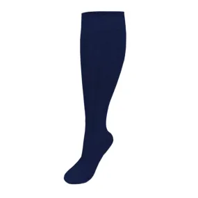 3-Pack Girls Navy Premium Cable Knee-Hi Socks