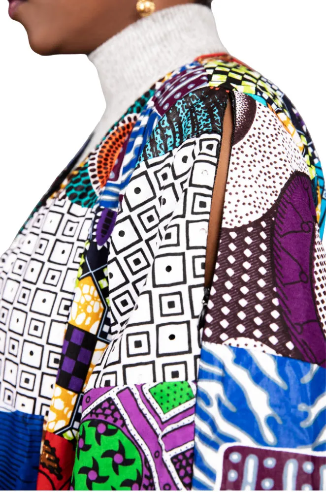 Kamala Patched African Fashion Kimono