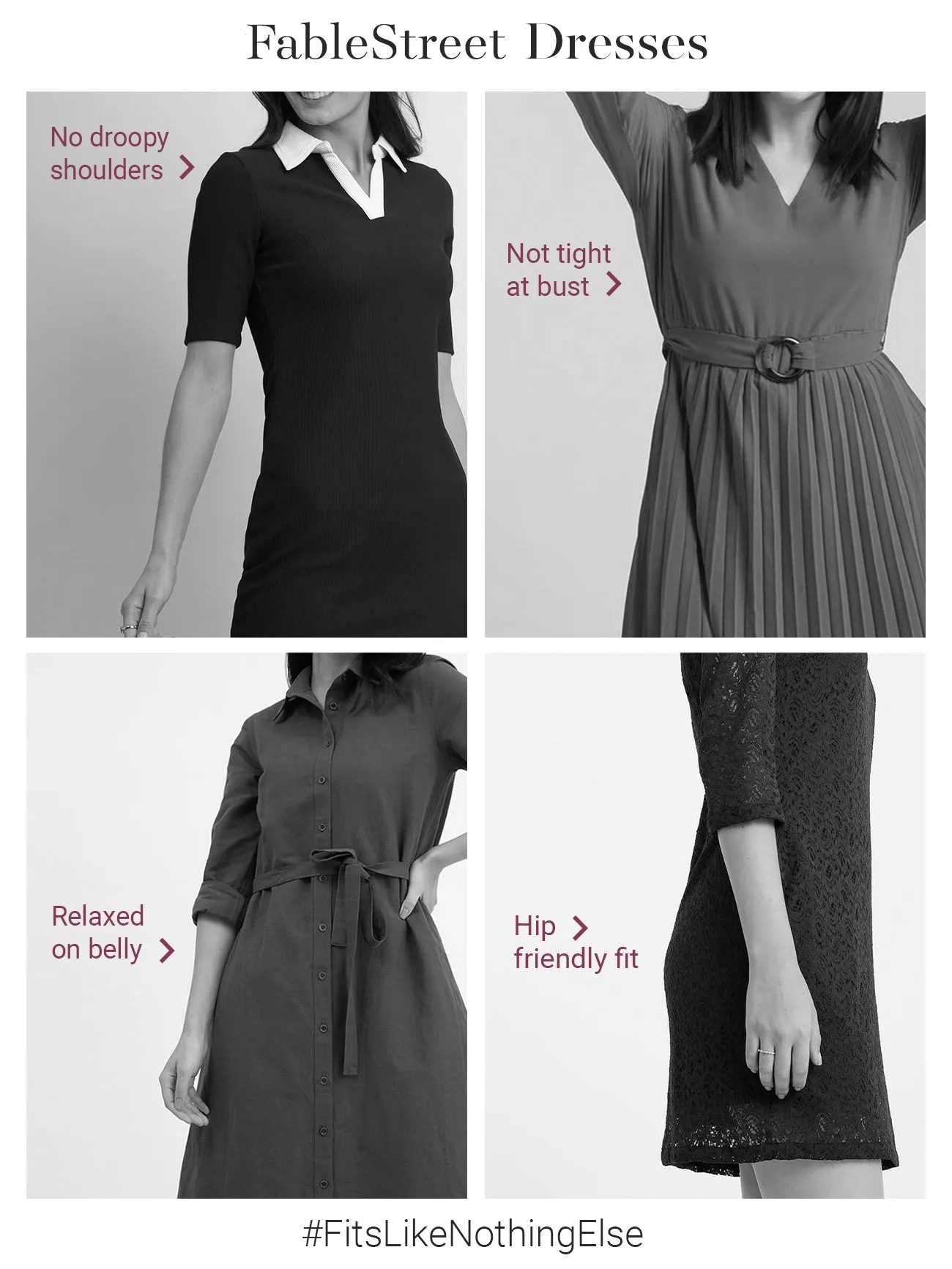 LivIn Shift V-Neck Dress - Black