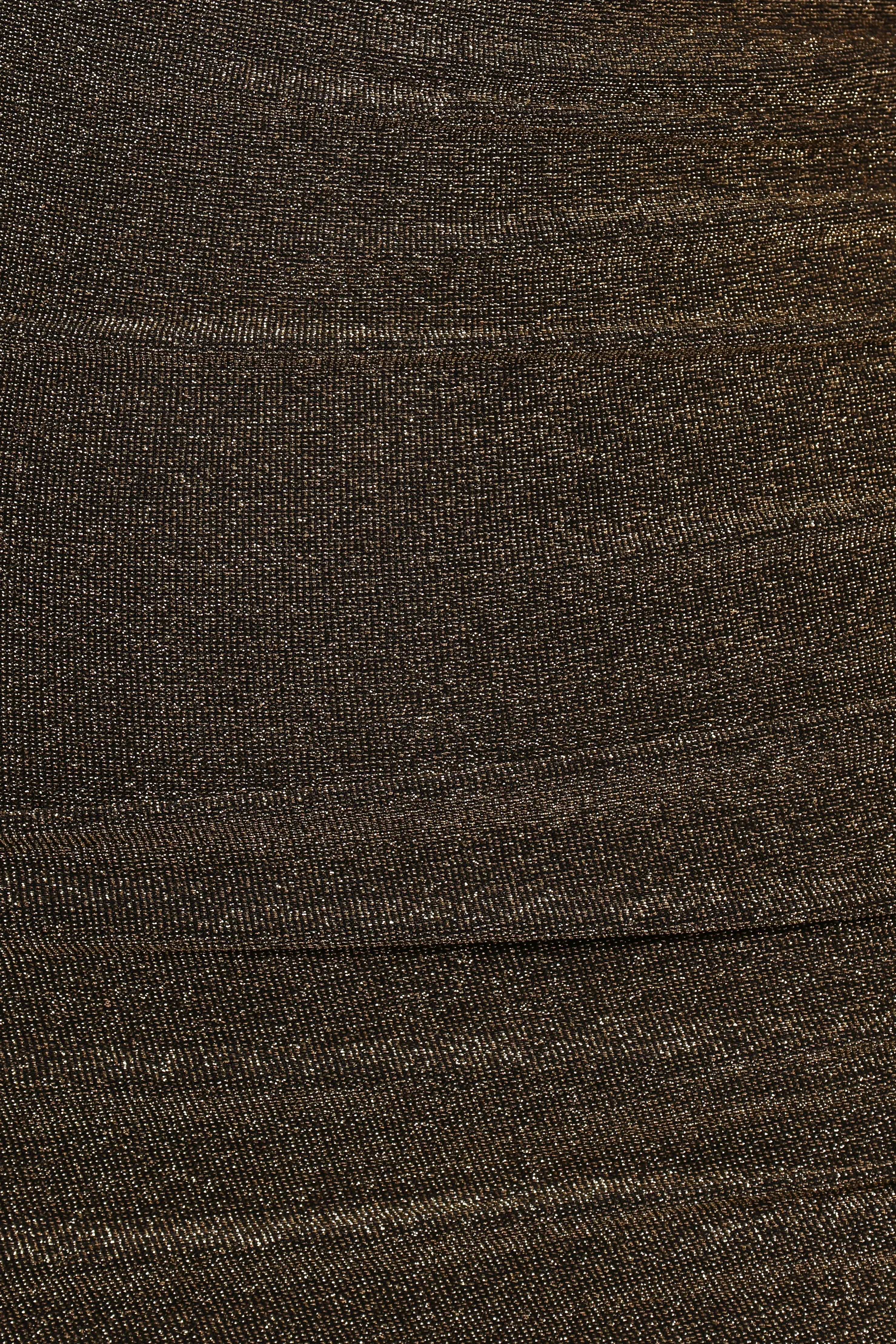 Mel Midi Dress - Black/Light Gold