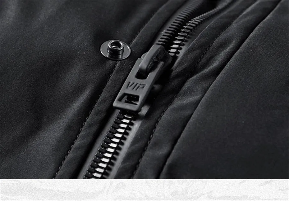 Men's Functional Embroidered Flight Jacket – Stylish Loose Fit Jacket
