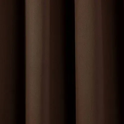 New - Set of 2 (84"x52") Insulated Grommet Blackout Window Curtain Panels Brown - Lush Décor