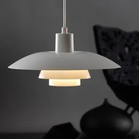 Nordic 3-Layer Shade Pendant Lamp: White Ceiling Light for Sitting Room