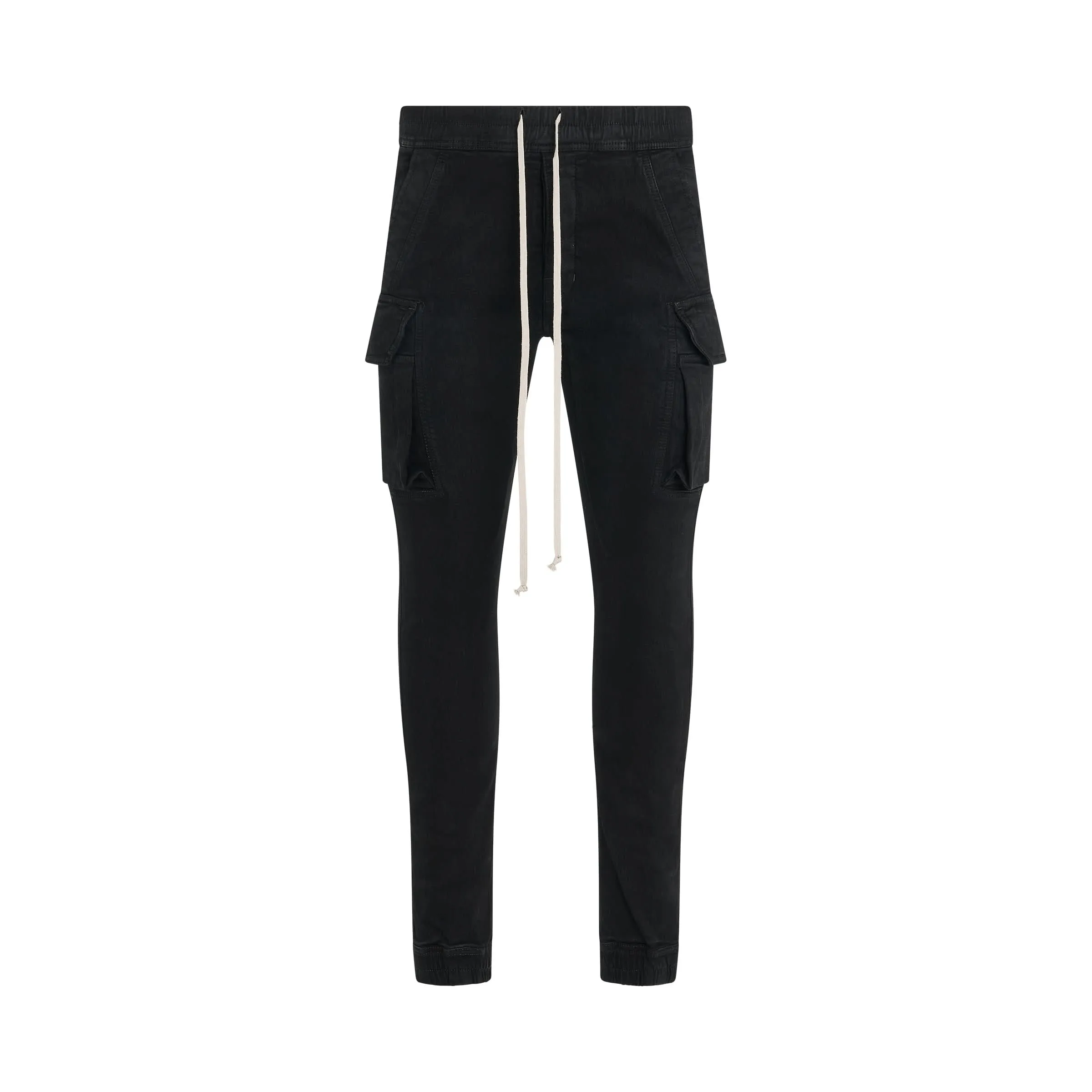 Stretch Denim Mastodon Cut Pants in Black