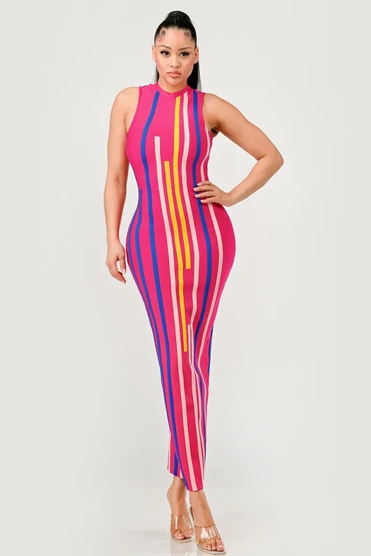 SUNSET BLVD MAXI DRESS