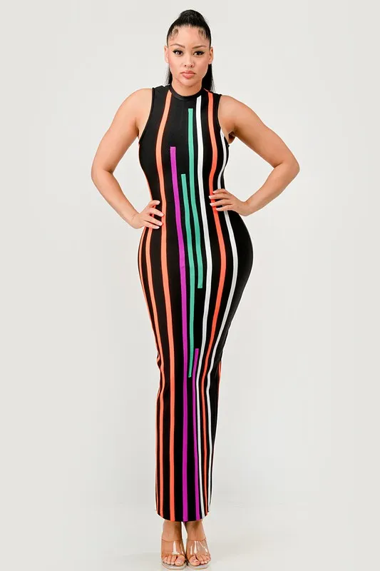 SUNSET BLVD MAXI DRESS