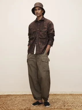 The White Lotus Relaxed Poplin Cargo Pants