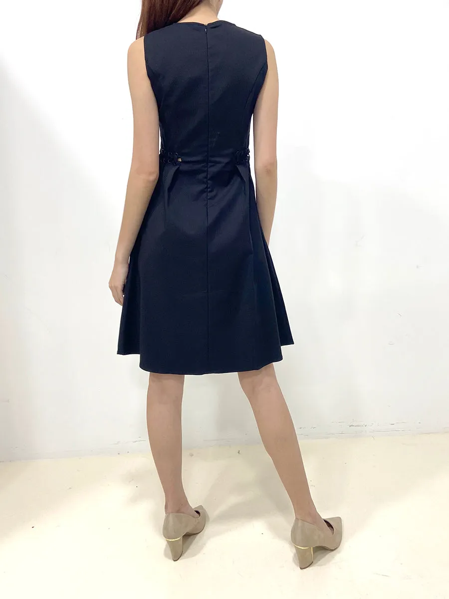 Weaved Lace Waist Dress (Non-returnable)