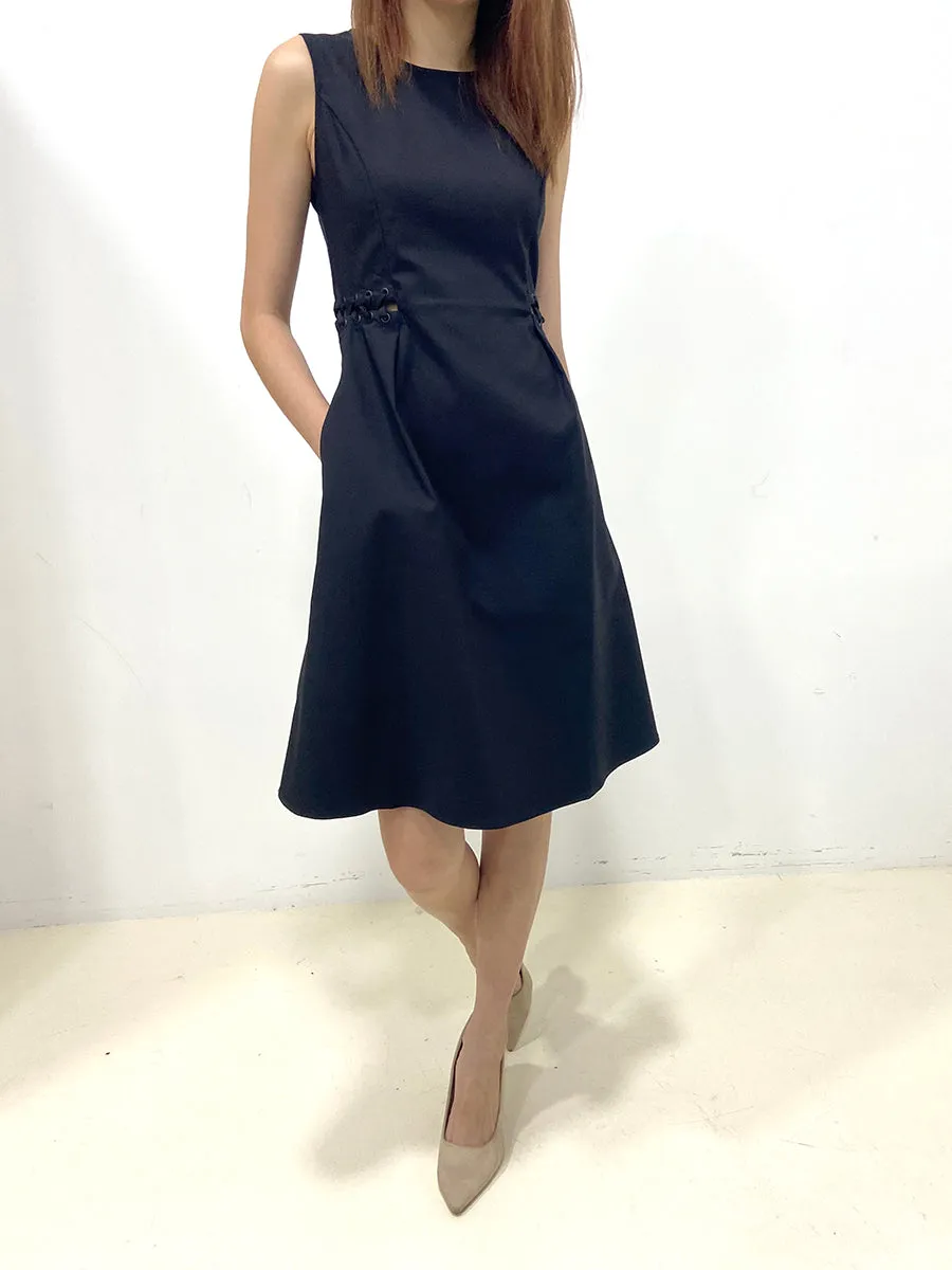 Weaved Lace Waist Dress (Non-returnable)